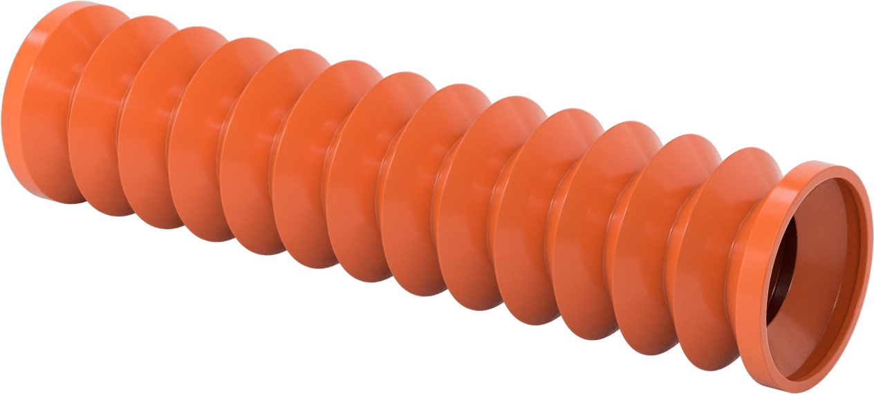 Flanş Uçlu Yuvarlak Körük, Silikon Kauçuk, 1-15/16" ID x 3-1/4" OD
