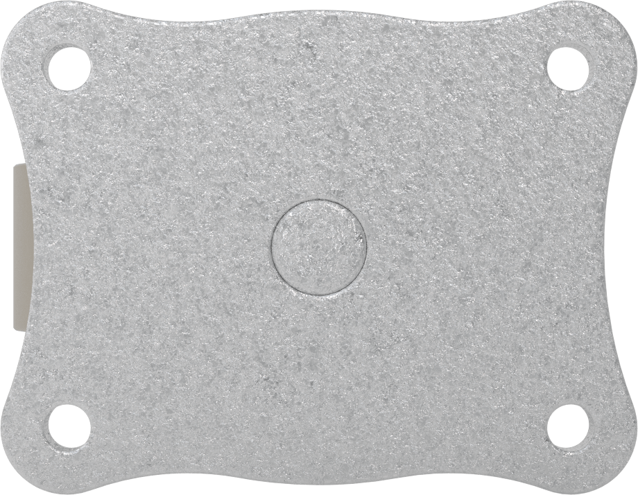 Ultra Yüksek Sıcaklık Tekerlek, 3“ Çapında Metal Tekerlekli ve 4-3/16” x 3-1/4" Plakalı Döner Tekerlek