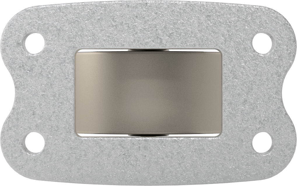Ultra Yüksek Sıcaklık Tekerlek, 4“ Çapında Metal Tekerlekli ve 5-1/4” Montaj Yüksekliğine Sahip Sert