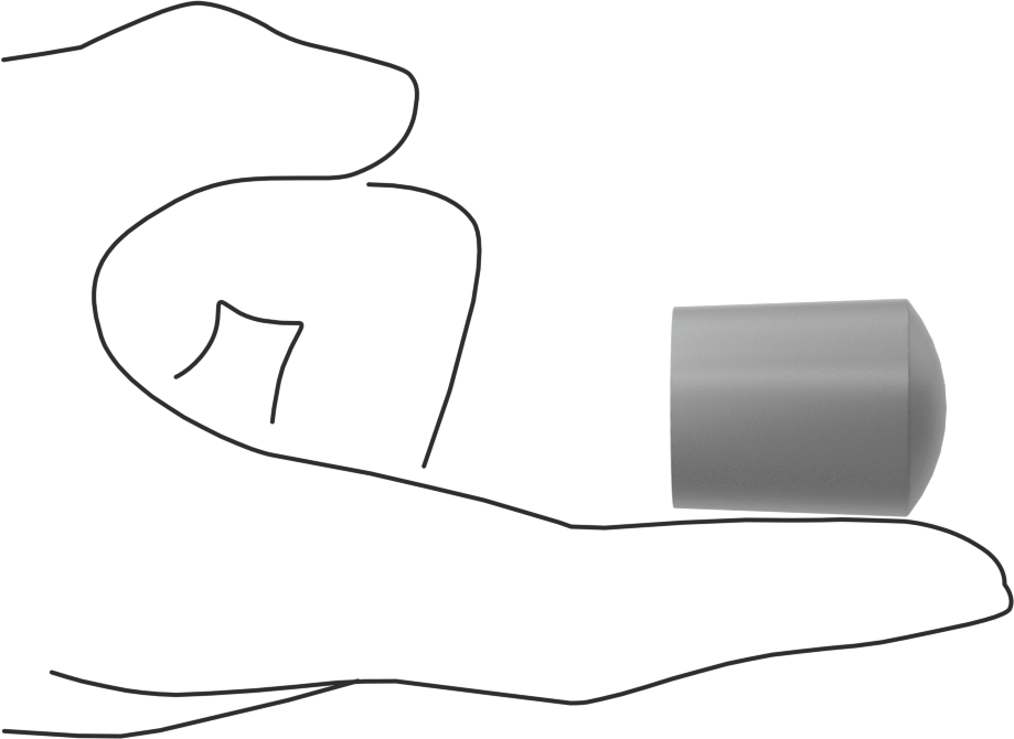 PVC Tabanlı Kaydırmalı Koruyucu Ayaklar, 3/4" Ayak Dış Çapı için