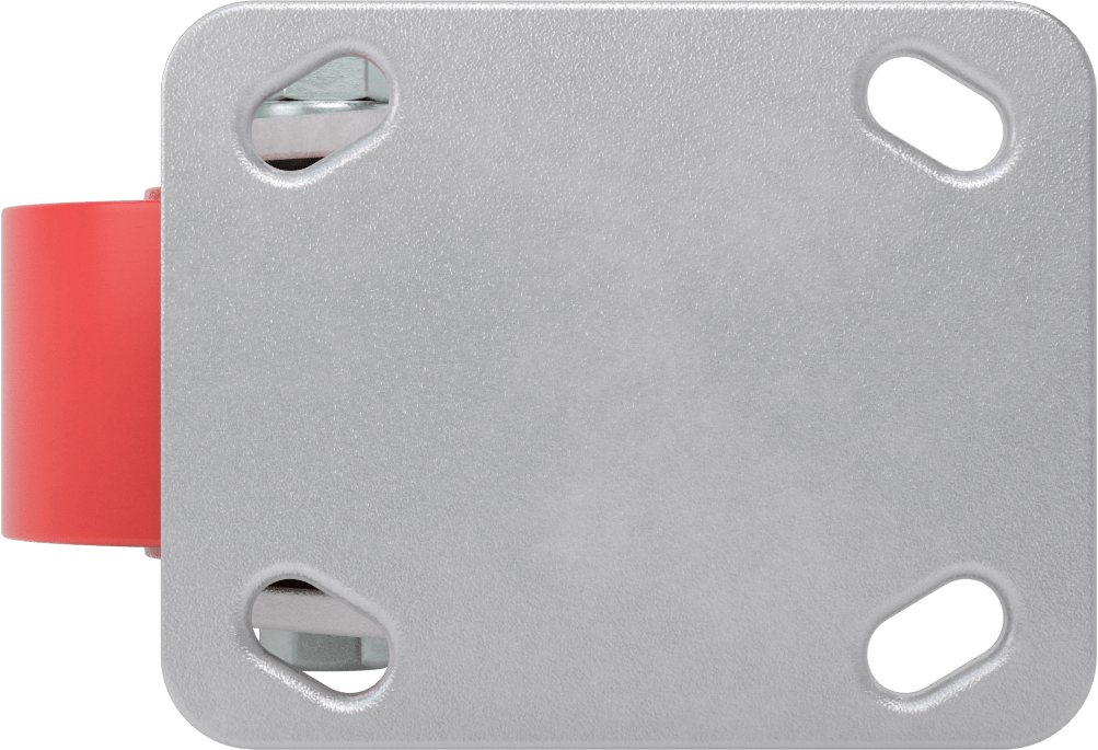 Yüksek Kapasiteli Kingston Tekerlek, 5“ x 4” Plaka, 4" Çaplı Metal Tekerlekli Döner
