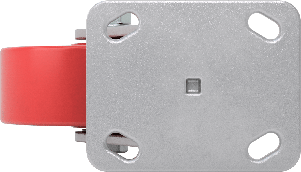 Yüksek Kapasiteli Kingston Tekerlek, 5“ x 4” Plaka, 6" Çaplı Metal Tekerlekli Döner Tekerlek