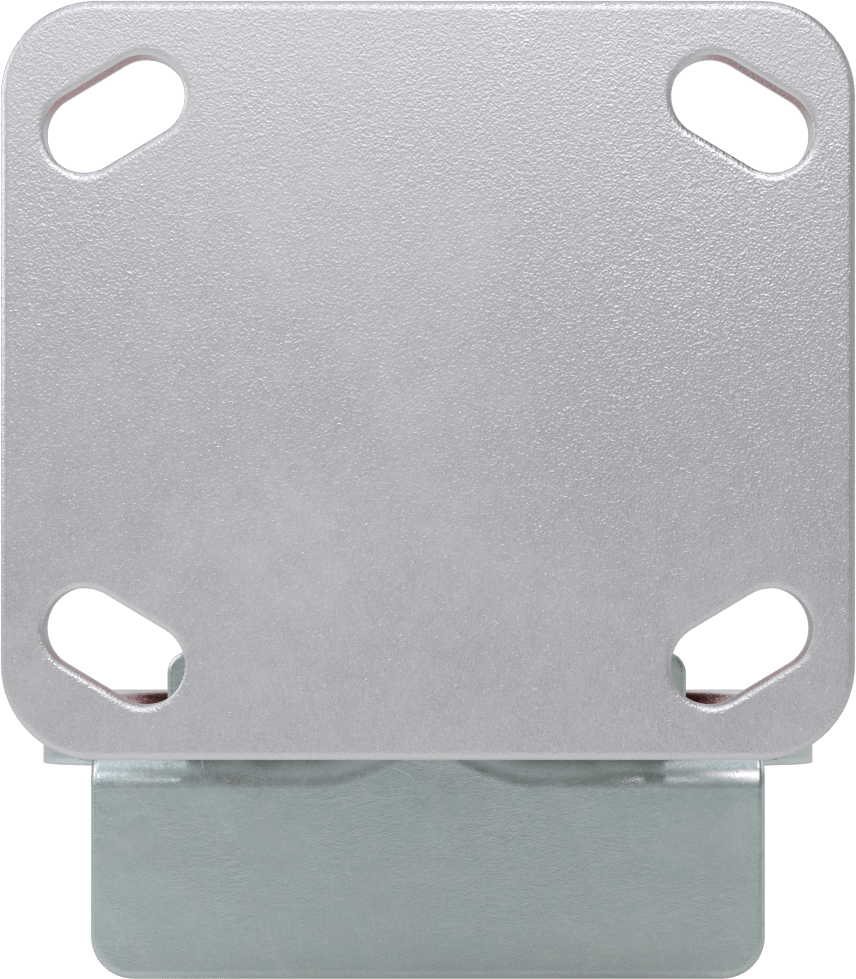 Yüksek Kapasiteli Kingston Tekerlek, 4-1/2“ x 4” Plaka, Sağ Frenli ve 4 inç Çapında Metal Tekerlekli Sert