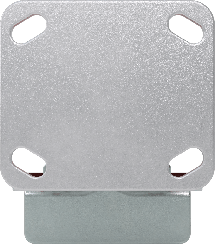 Yüksek Kapasiteli Kingston Tekerlek, 4-1/2“ x 4” Plaka, Sağ Frenli ve 5" Çapında Metal Tekerlekli Sabit