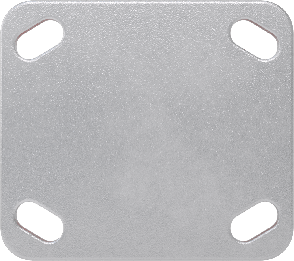 Yüksek Kapasiteli Kingston Tekerlek, 4-1/2“ x 4” Plaka, 5" Çaplı Metal Tekerlekli Sert