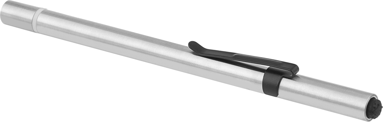 Paslanmaz Çelik Kalem Işığı, Şarj Edilebilir, Sabit ışın odaklama, 20 Lumens