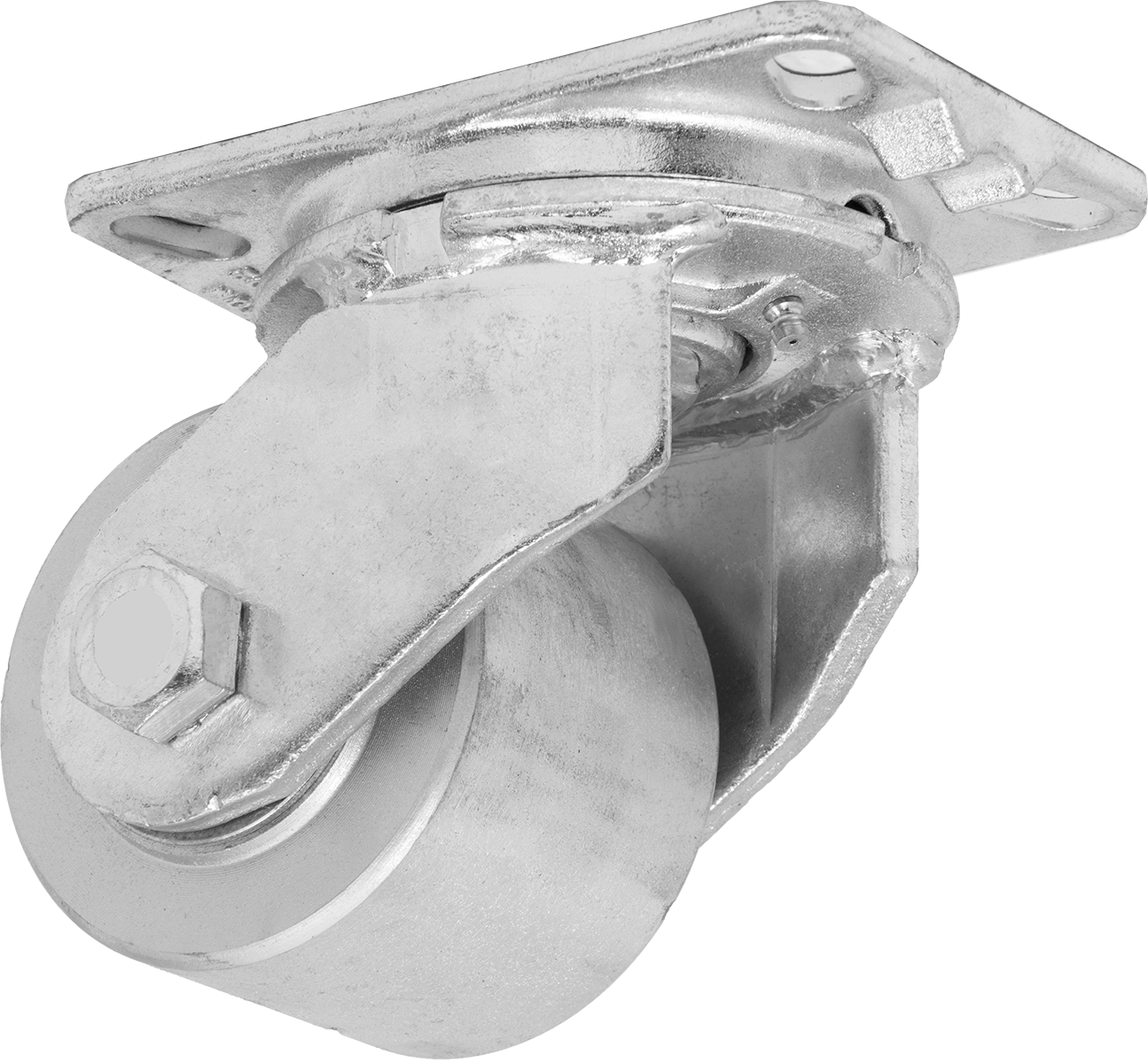 Ekstra Yüksek Kapasiteli Viking Tekerlek, 4" Çaplı Metal Tekerlekli Döner