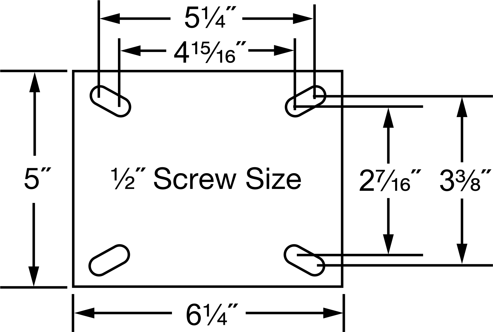 Rigid Mounting Plate