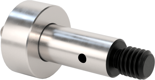Avara Döner Mil, Dişli Montaj, 1215 Karbon Çelik, 1/2" Çap, 1-1/16" Uzunluk