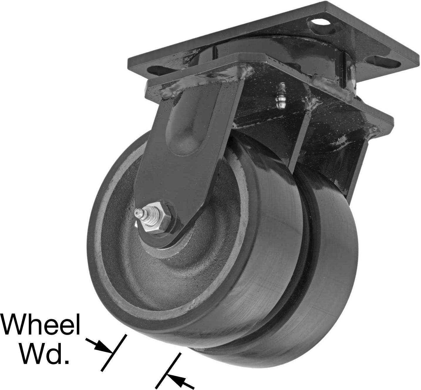 Dual-Wheel Swivel