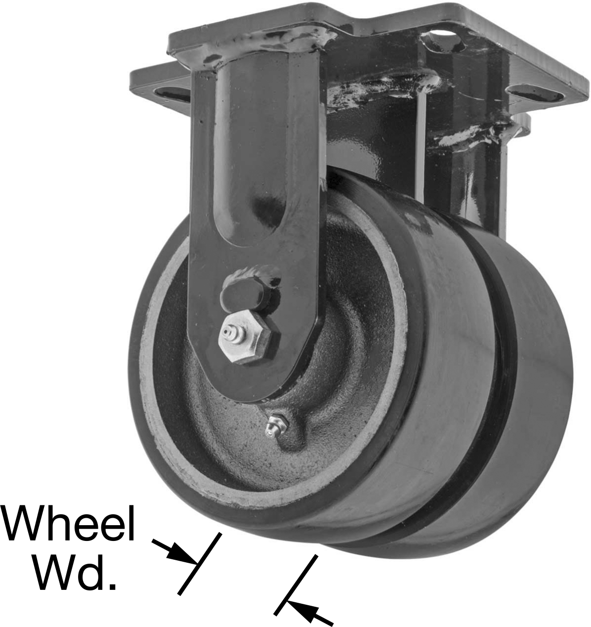 Dual-Wheel Rigid