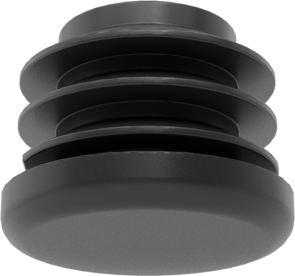 Pres Geçmeli Koruyucu Ayaklar, 3/4" Dış Çaplı Yuvarlak Ayak için