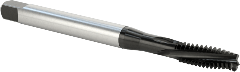 Titanyum için Talaş Temizlemeli Kılavuz, Delikli Diş Açma, 1/4"-20 Diş Boyutu