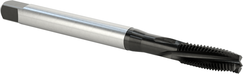 Titanyum için Talaş Temizlemeli Kılavuz, Delikli Diş Açma, 1/4"-28 Diş Boyutu
