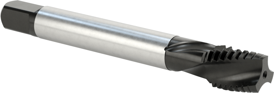 Titanyum için Talaş Temizlemeli Kılavuz, Delikli Diş Açma, 5/8"-11 Diş Boyutu