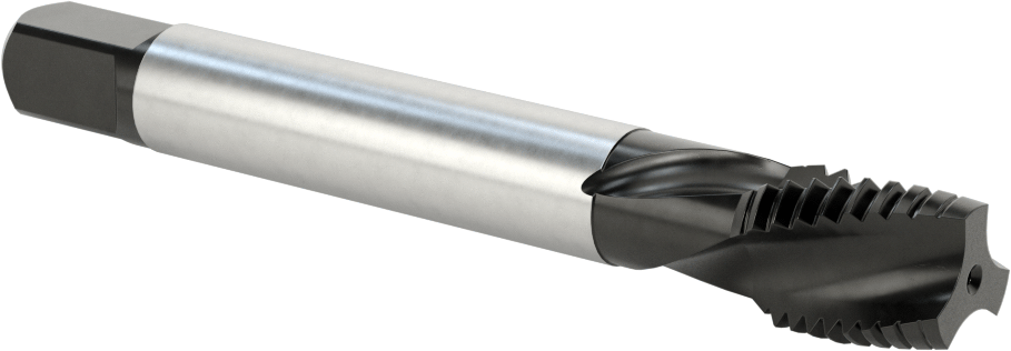 Titanyum için Talaş Temizlemeli Kılavuz, Delikli Diş Açma, 3/4"-10 Diş Boyutu