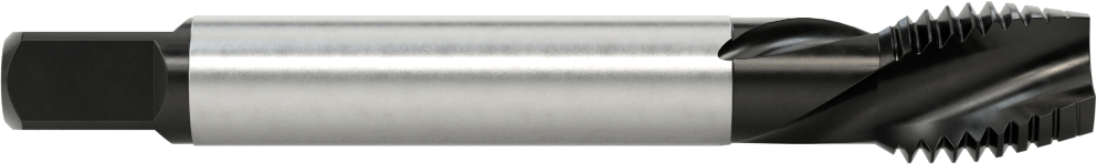 Titanyum için Talaş Temizlemeli Kılavuz, Delikli Diş Açma, 3/4"-10 Diş Boyutu