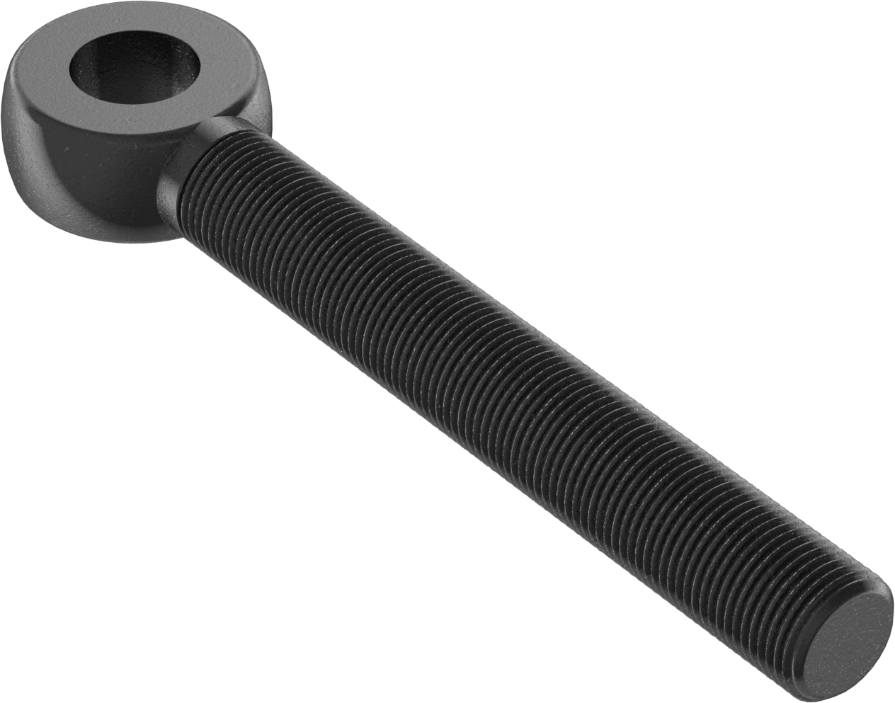 Yüksek Mukavemetli Tam Dişli Çubuk Ucu Cıvatası, 3/4"-16 Şaft Dişli, 6" Şaft Merkez Uzunluğu