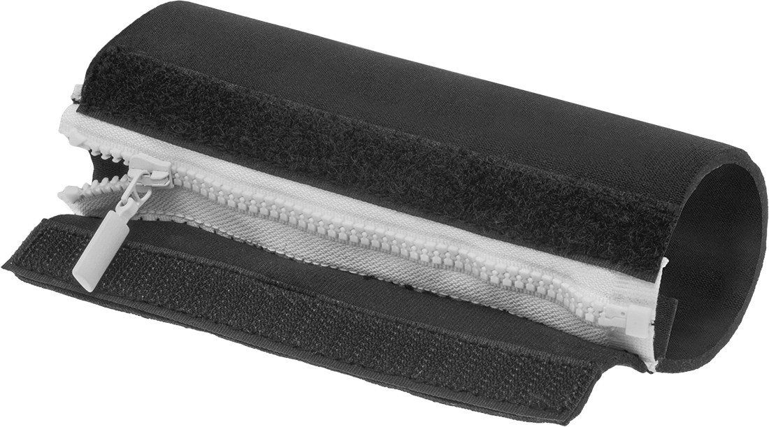 Conta Körüğü, 1-1/4" Çap için, 5 inç Uzunluk, Zip on