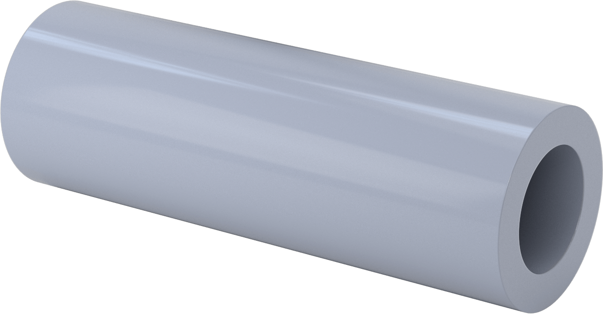 Yüksek Sıcaklık CPVC Boru, 4" OD x 2-1/2" ID