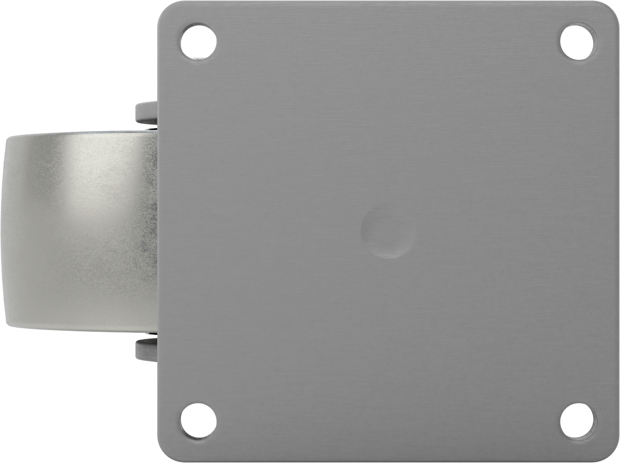 8-1/2“ x 8-1/2” Plakalı Colossus Tekerlek, Ekstra Yüksek Kapasiteli, 10" Çaplı Metal Tekerlekli Döner