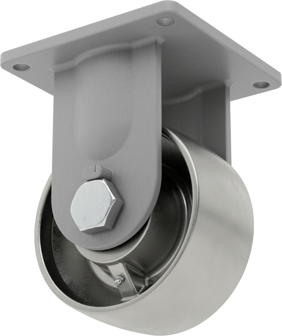 8-1/2“ x 8-1/2” Plakalı Colossus Tekerlek, Ekstra Yüksek Kapasiteli, 8 inç Çapında Metal Tekerlekli Sert
