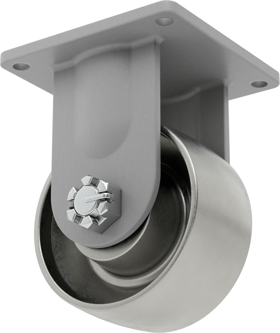 8-1/2“ x 8-1/2” Plakalı Colossus Tekerlek, Ekstra Yüksek Kapasiteli, 8 inç Çapında Metal Tekerlekli Sert
