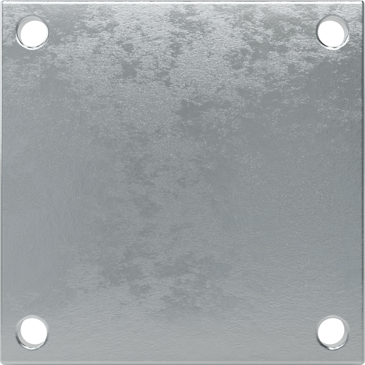 8-1/2“ x 8-1/2” Plakalı Colossus Tekerlek, Ekstra Yüksek Kapasiteli, 6 inç Çapında Naylon Tekerlekli Sert