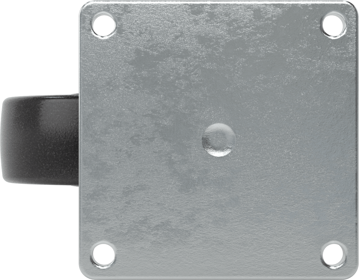 8-1/2“ x 8-1/2” Plakalı Colossus Tekerlek, Ekstra Yüksek Kapasiteli, 10" Çaplı Naylon Tekerlekli Döner