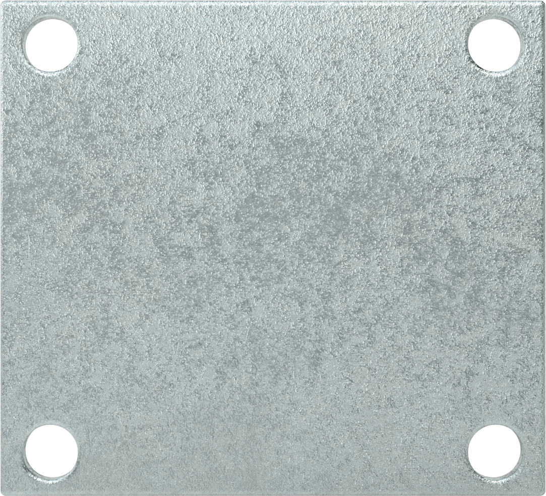 5-1/2“ x 5” Montaj Plakalı Tekerlek, Samson, 5 inç Çapında Gri Kauçuk Tekerlekli Sert
