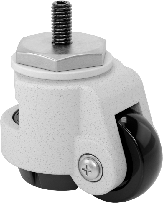 Dişli Mil Dengeleyici Tekerlek, 3/8“-16 Dişli ve 1-3/4” Çaplı Tekerlek, 220 lbs. Kapasite