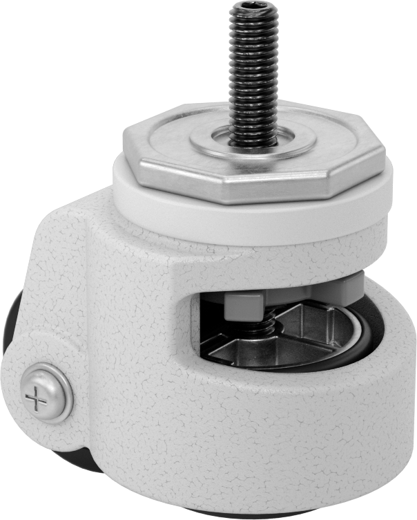 Dişli Mil Dengeleyici Tekerlek, 1/2“-13 Diş x 1-3/8” Uzunlukta Gövde ve 2-1/2" Çapında Tekerlek