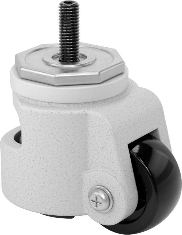 Dişli Mil Dengeleyici Tekerlek, 1/2“-13 Diş x 1-3/8” Uzunlukta Gövde ve 2-1/2" Çapında Tekerlek