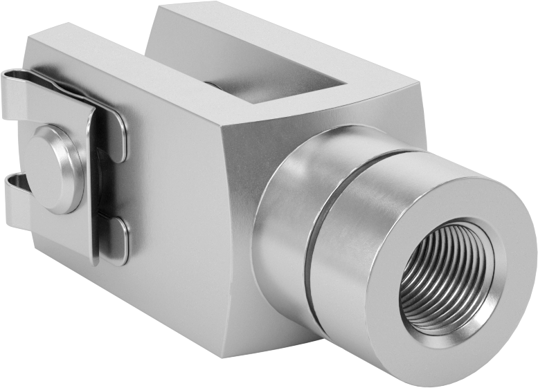 Kolay Uyumlu Çatal Ucu, 3/4"-10 Şaft Dişi, 3-1/8" Şaft Merkez Uzunluğu