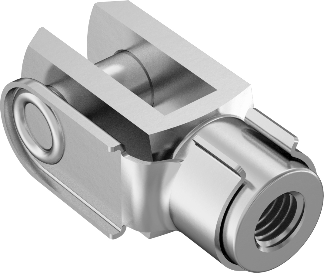 Kolay Uyumlu Çatal Ucu, M14 x 2 mm Şaft Dişi, 56 mm Şaft Merkez Uzunluğu