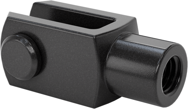 Kimyasallara Dayanıklı Çatal Çubuk Ucu, 1/4"-28 Şaft Dişi
