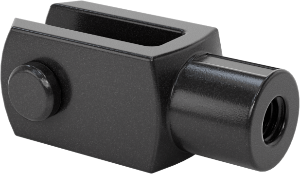 Kimyasallara Dayanıklı Çatal Çubuk Ucu, M5 x 0,8 mm Şaft Dişi