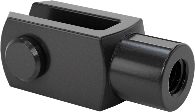 Kimyasallara Dayanıklı Çatal Çubuk Ucu, M8 x 1,25 mm Şaft Dişi
