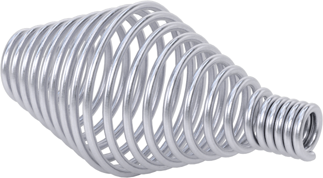 Spring Handle, for 3/8" Rod Diameter, 2-1/2" Long, 1-1/4" Maximum Diameter