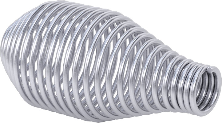 Spring Handle, Nickel-Plated, for 1/2" Rod Diameter, 3-3/8" Long