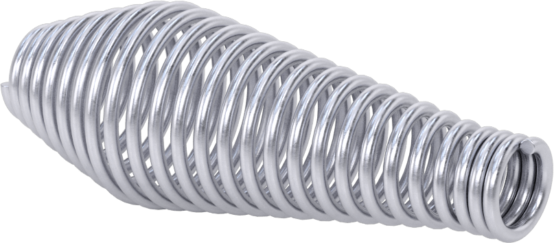 Spring Handle, Nickel-Plated, for 1/2" Rod Diameter, 4-1/4" Long