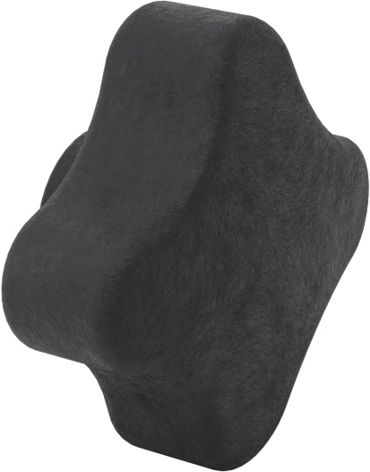 Dört Kollu Rahat Tutuşlu Düğme, 1/4“-20 Diş x 1/2” Derinlikte Delik, 1-3/8" Çap Başlık