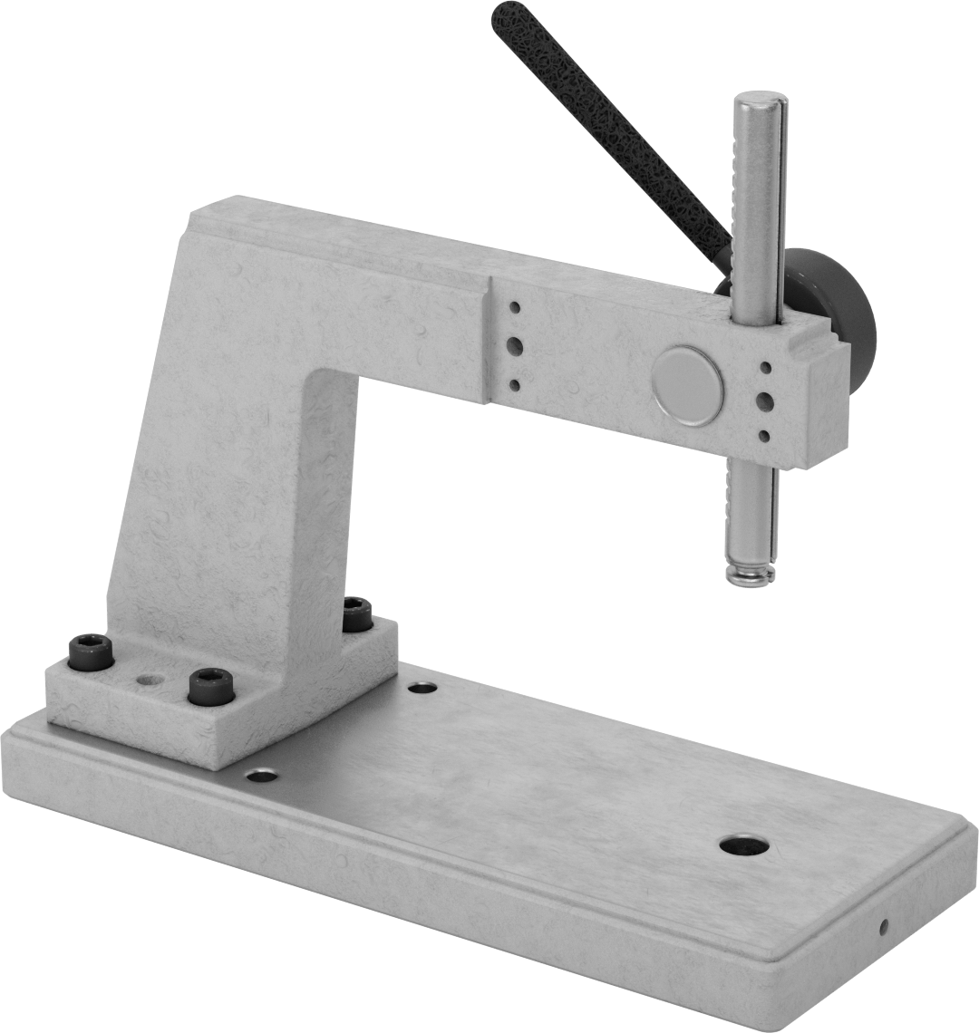 Küçük Parçalar için Kompakt Tezgah Üstü Kolu Presi, Uzun Uçlu, 500 lbs. Kapasite, 6" Maksimum Strok Uzunluğu