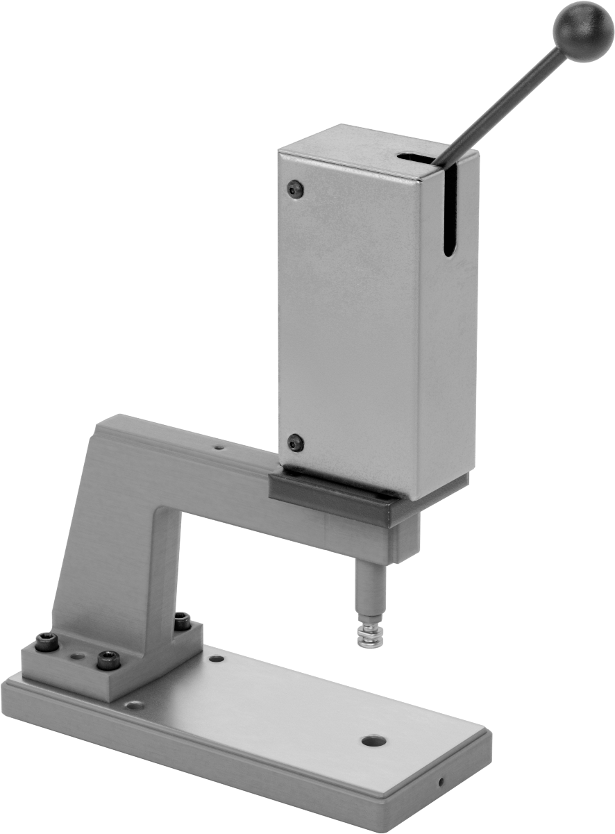 Küçük Parçalar için Kompakt Tezgah Üstü Kolu Presi, Uzun Uçlu, 500 lbs. Kapasite, 1-3/4" Maksimum Strok Uzunluğu