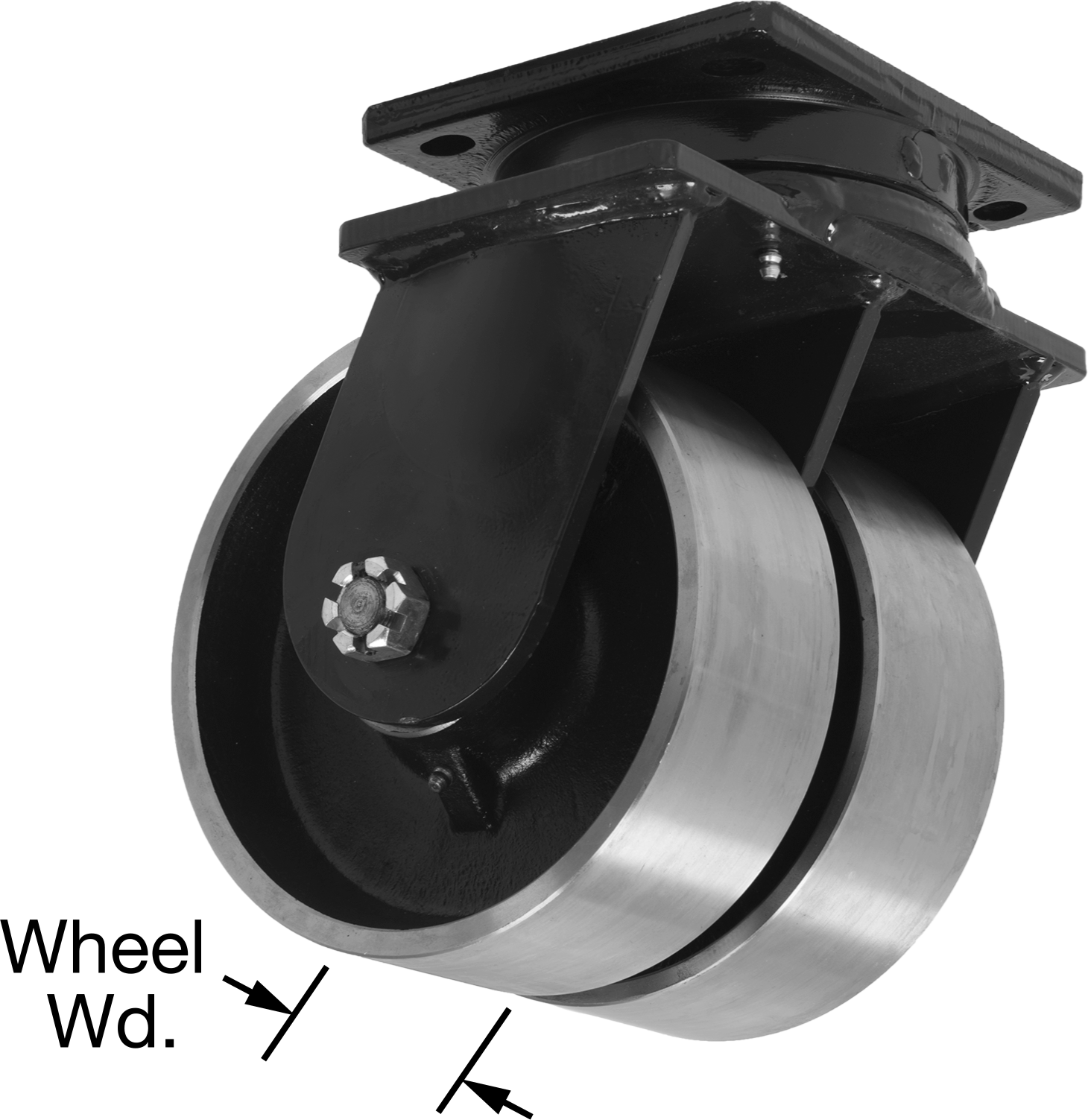 Dual-Wheel Swivel