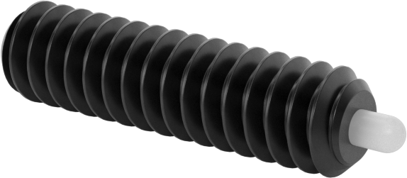 Çelik Gövde ve Asetal Burunlu Uzun Burunlu Yaylı Piston, 6-32 Diş, 0,5-1,5 lb. Burun Kuvveti