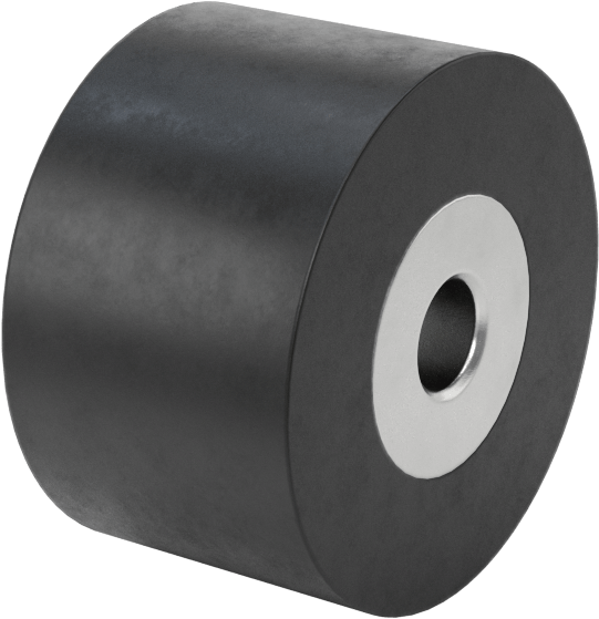 Presle Takılan Düşük Profilli Tahrik Silindiri, 1-1/4" Silindir Çapı, 3/4" Makara Genişliği