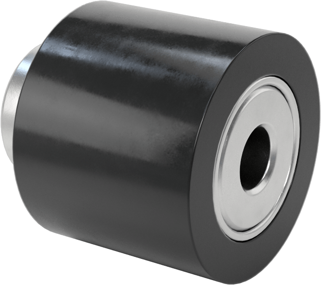 Neopren Tahrik Silindiri, Alüminyum Göbek ile, 1-1/2" Çap, 1-1/4" Genişlik, 3/8" Mil Çapı