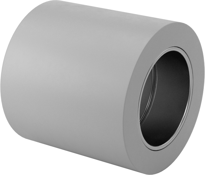 Aşınmaya Dayanıklı Makara, 2" Makara Çapı, 1-15/16" Makara Genişliği