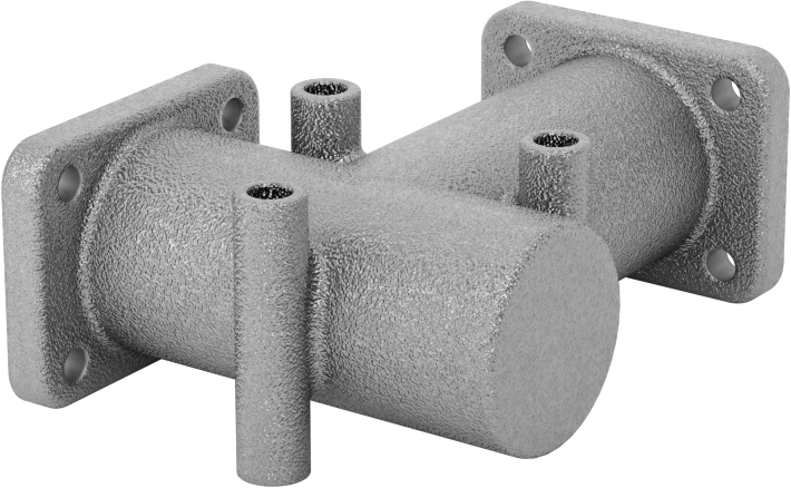 Metrik Dik Açı Dişli Kutusu, 1 Çıkış Mili, 2 Flanş, 19 inç-lbs @ 1750 rpm Tork